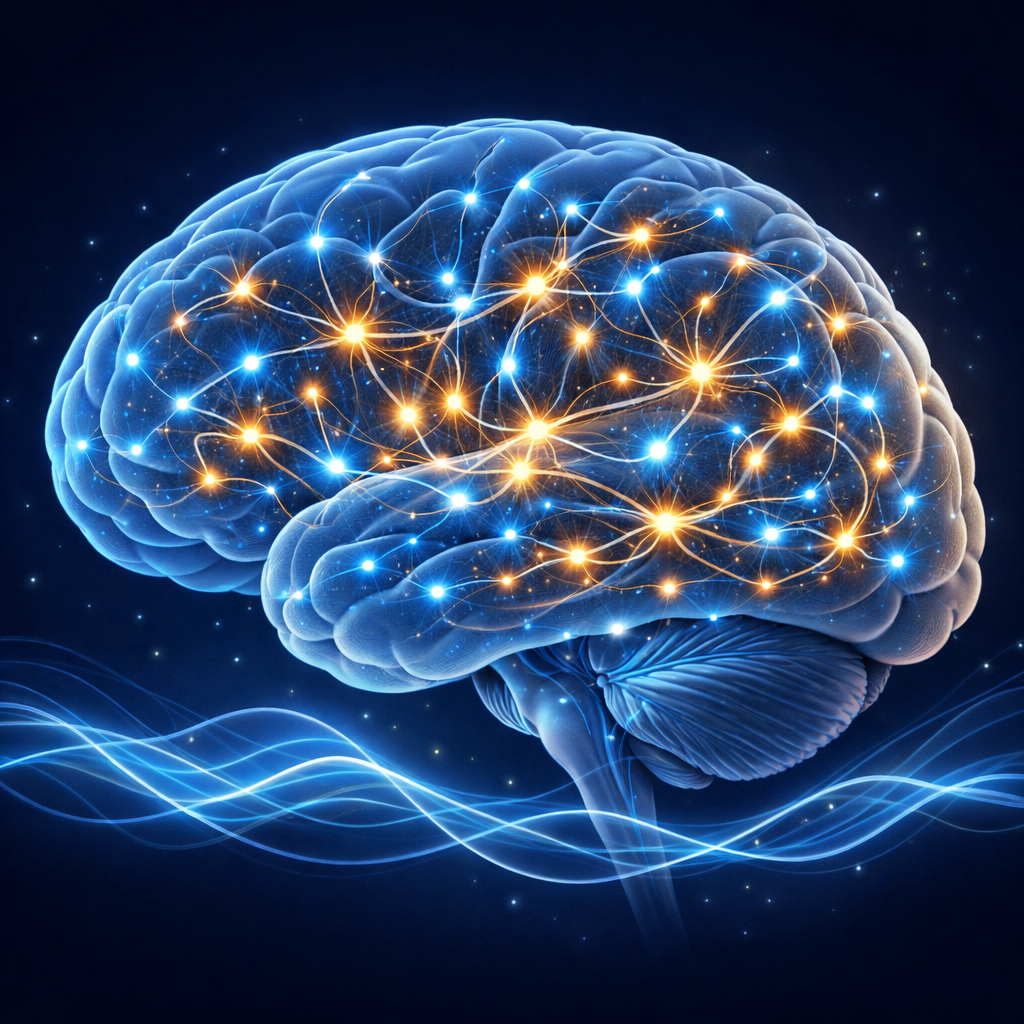 Insomnia and hyperarousal illustration